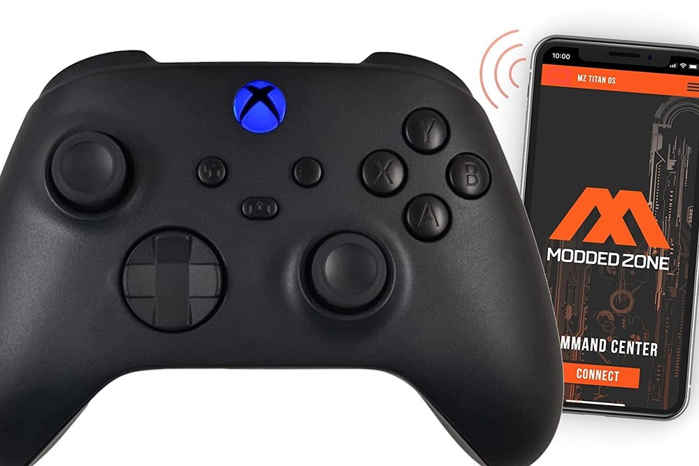 Black Out Xbox One Series S|X SMART Custom Rapid Fire Modded Controller FPS COD