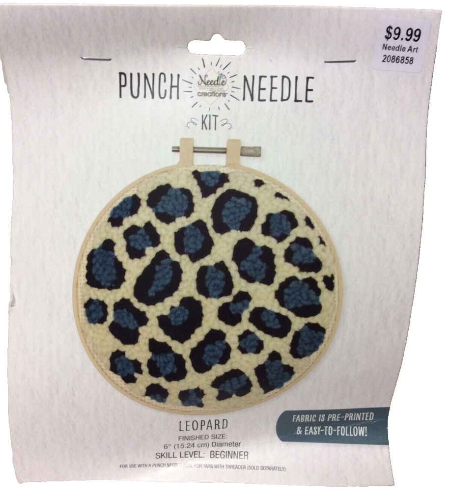 Needle Creations Punch Needle Kit “Leopard”