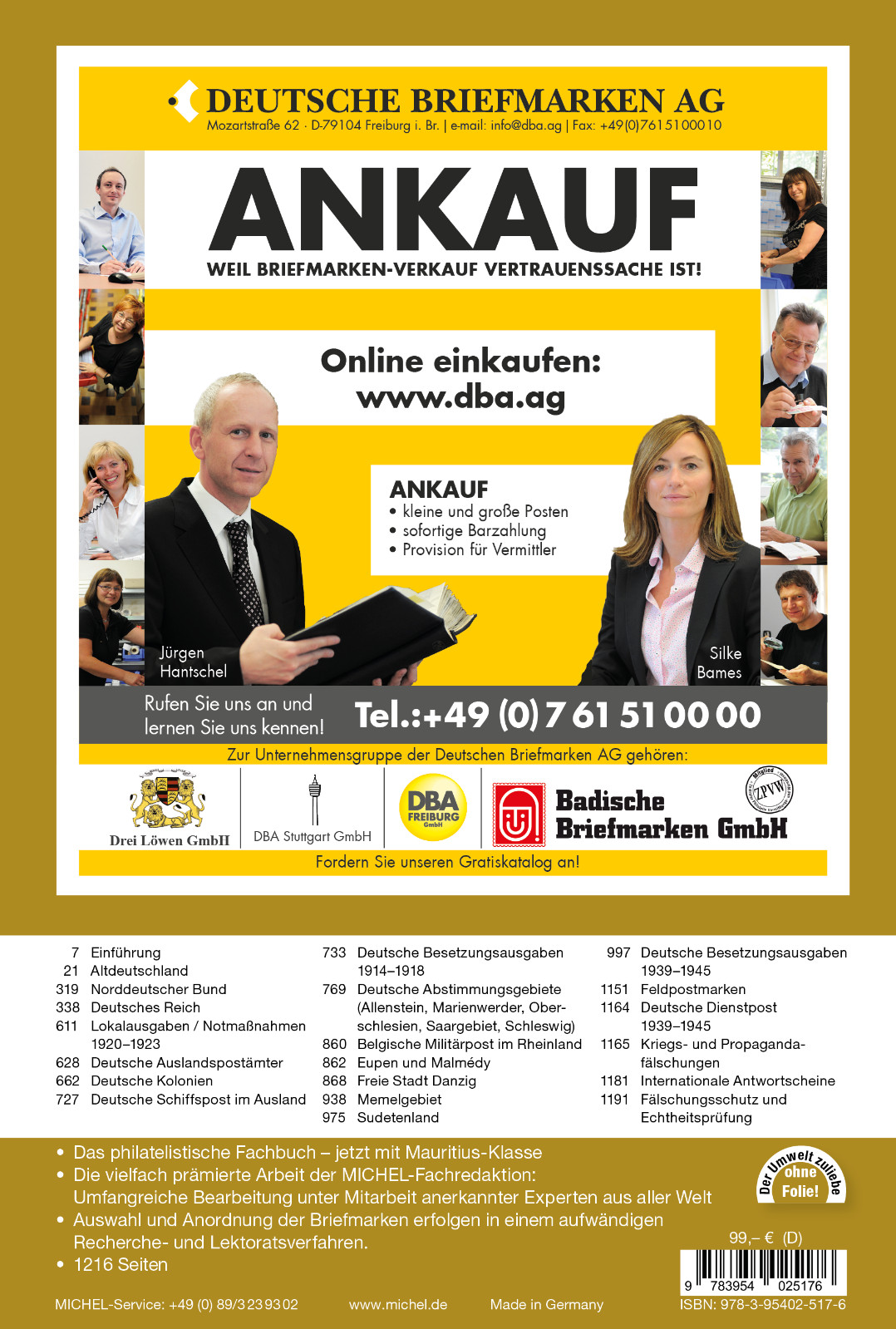 MICHEL Stamp Catalogue Germany Special 2025 - Volume 1 (1849-April 1945NEW