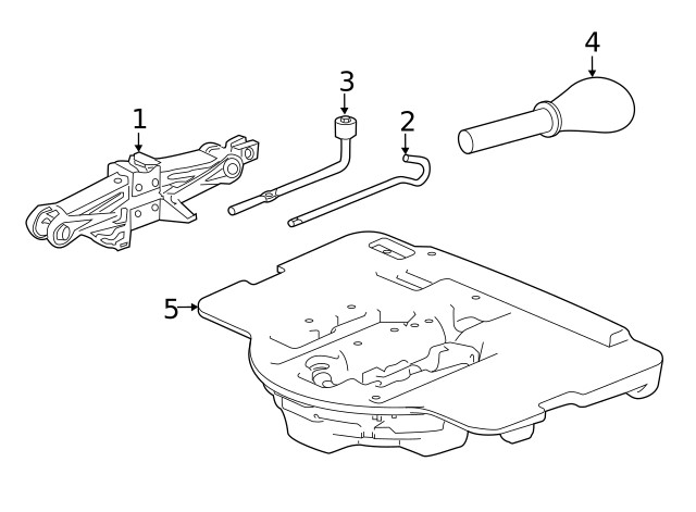 Genuine Honda Multi-Purpose Tool Set 84542-TVA-A00