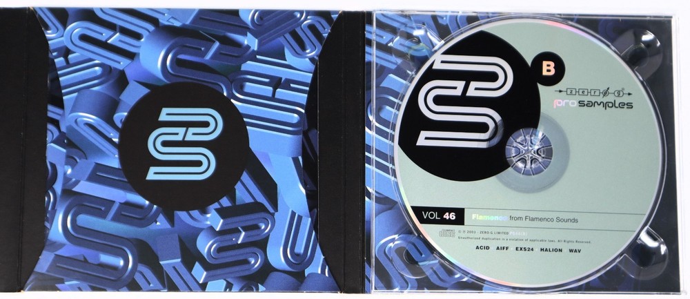 Zero-G Pro Samples 46 Flamenco Sample Library/Sound Library/Sampling Double CD