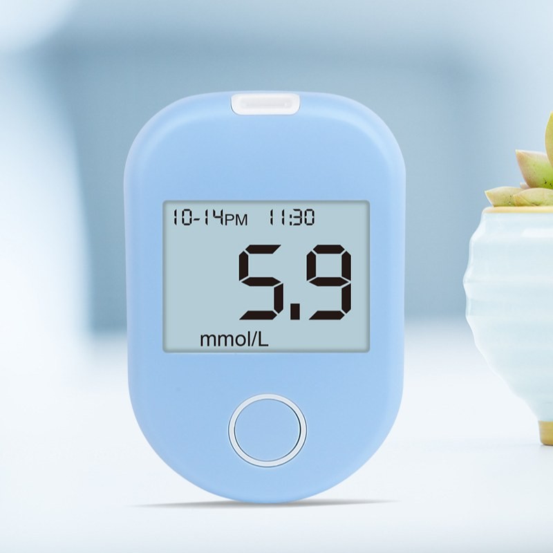 Home Automatic Blood Glucose Tester - No Code Portable Meter with Test Strips