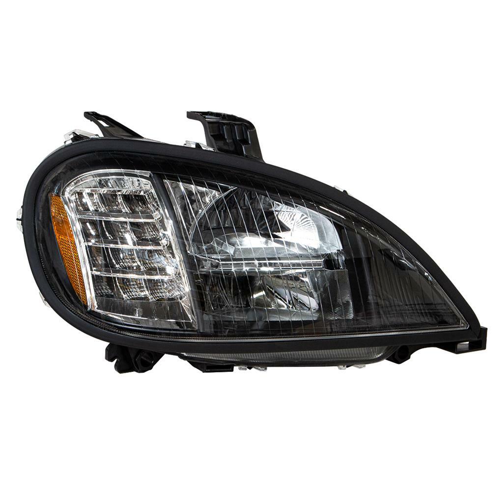 Full LED Headlight for 2001-2020 Freightliner Columbia -Blackout -Passenger Side