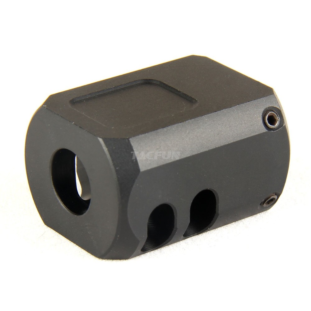 9MM Muzzle Brake 1/2x28 TPI Compensator for GLOCK
