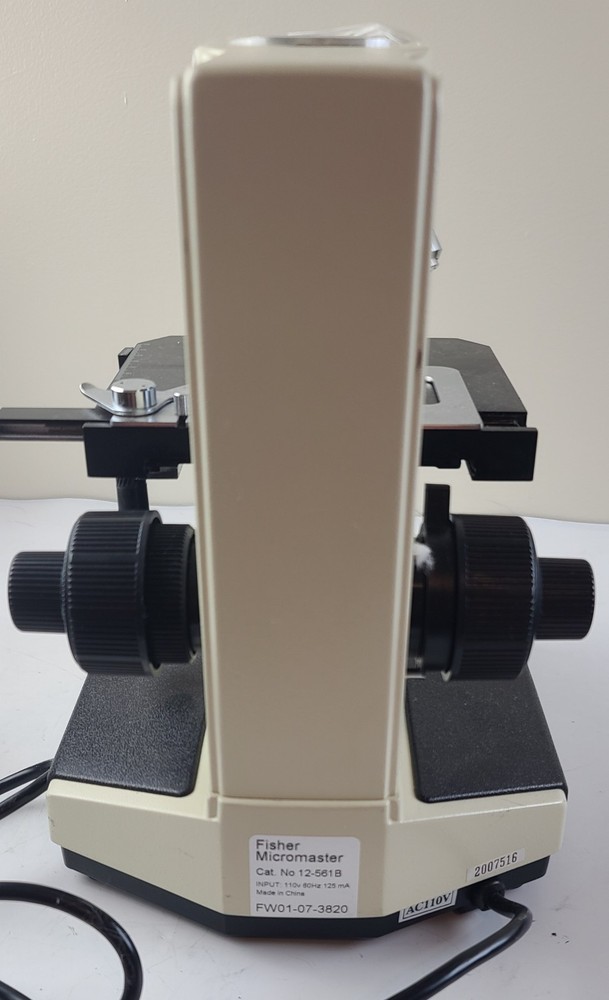 Fisher 12-561B Micromaster Microscope With Objectives