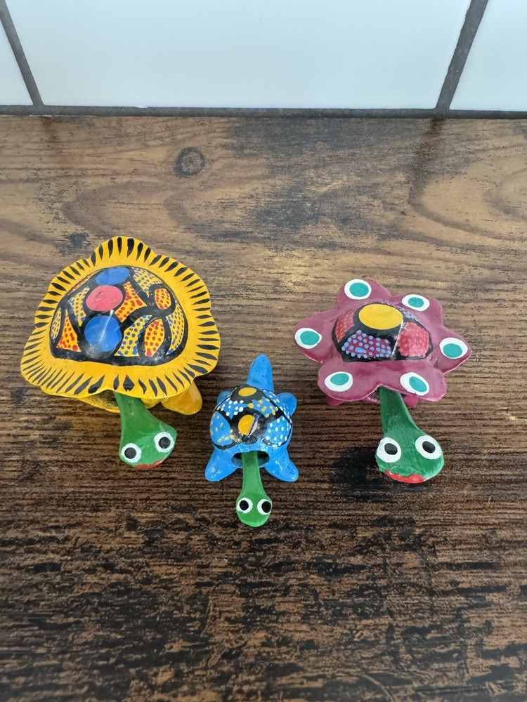 Bobble Head Turtle Bundle (3 Small Turtles)