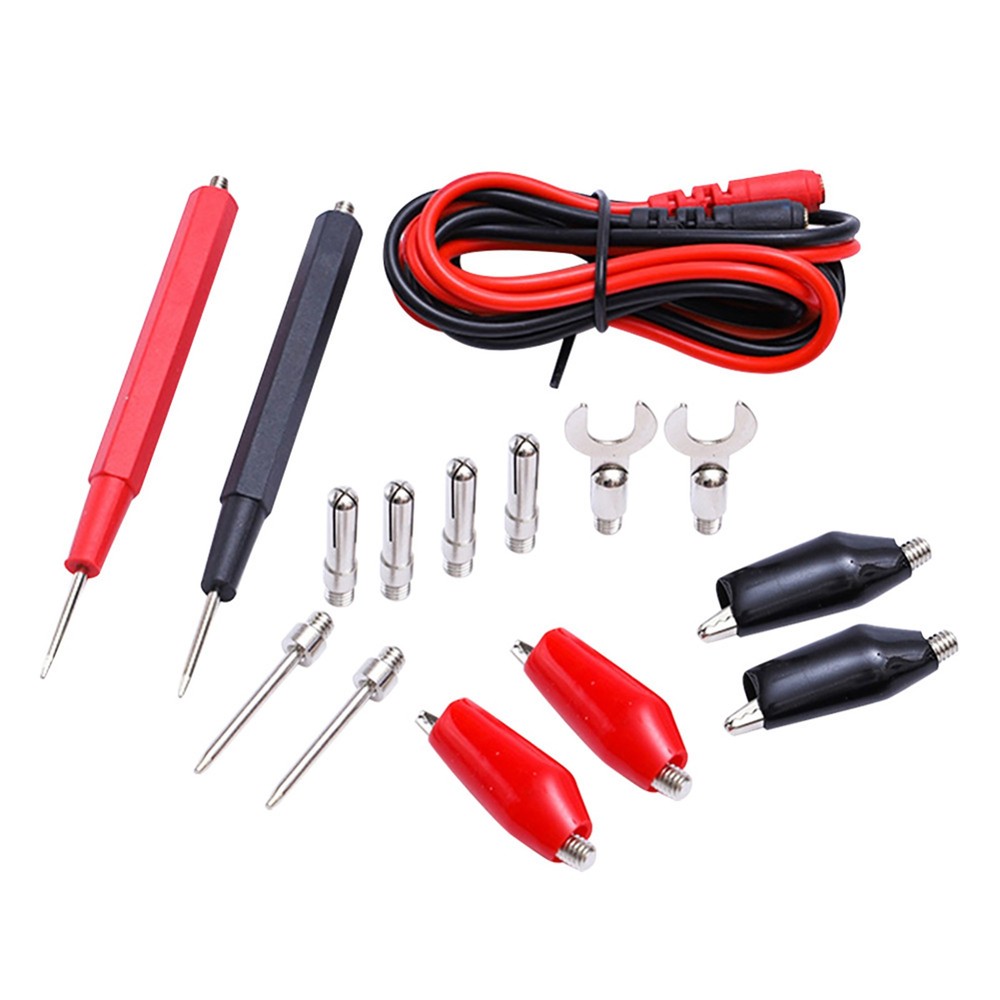 16Pcs/Set Multifunction Digital Multimeter Probe Test Leads For Volt Meter
