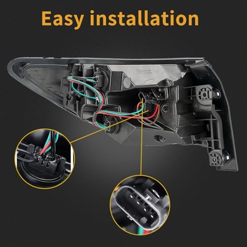 Tail Light Assembly Compatible With 2013-2017 Chevy Right Passenger Side