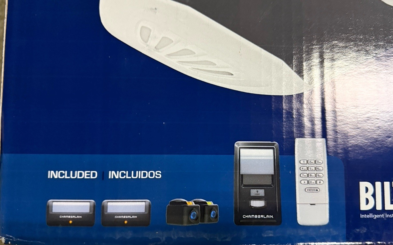 Chamberlain Garage Door Opener 3/4 HP B4505T, Quiet Drive Belt, with MYQ