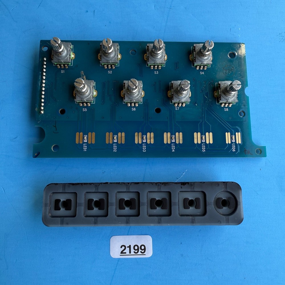M-AUDIO AXIOM PRO 49 MIDI Controller OEM Part: Encoder Knob PCB Board & Pad