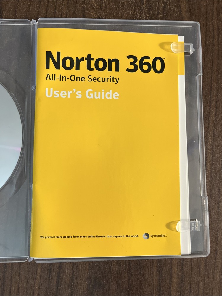 Norton 360 2.0 All-In-One Security Software CD Version 2.0