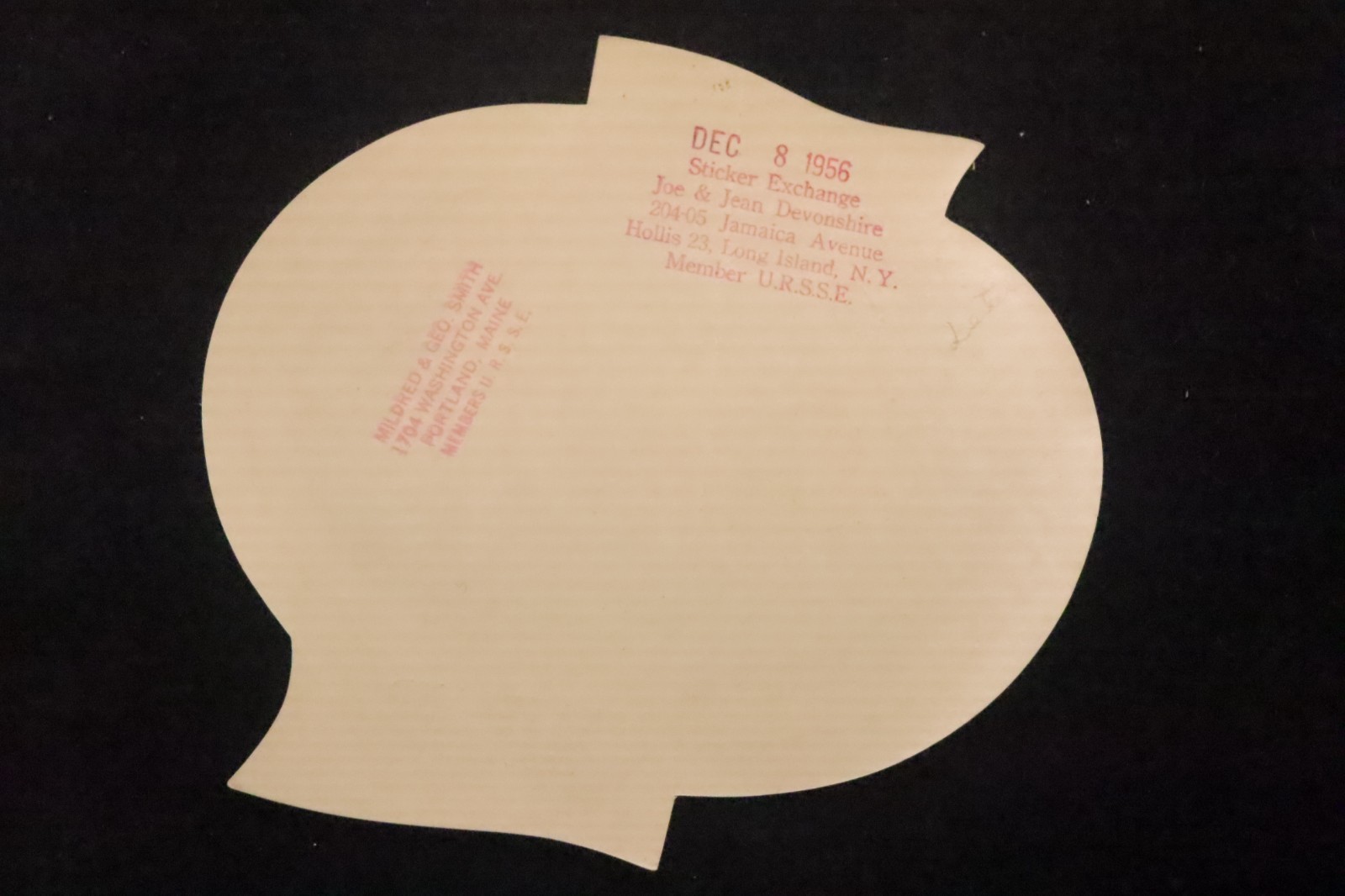 Vintage 1956 Roller Skating Rink Sticker Tuscon Arizona Skateland Label Rare S8