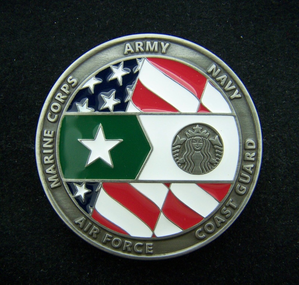 Starbucks Armed Forces Network Challenge Coin