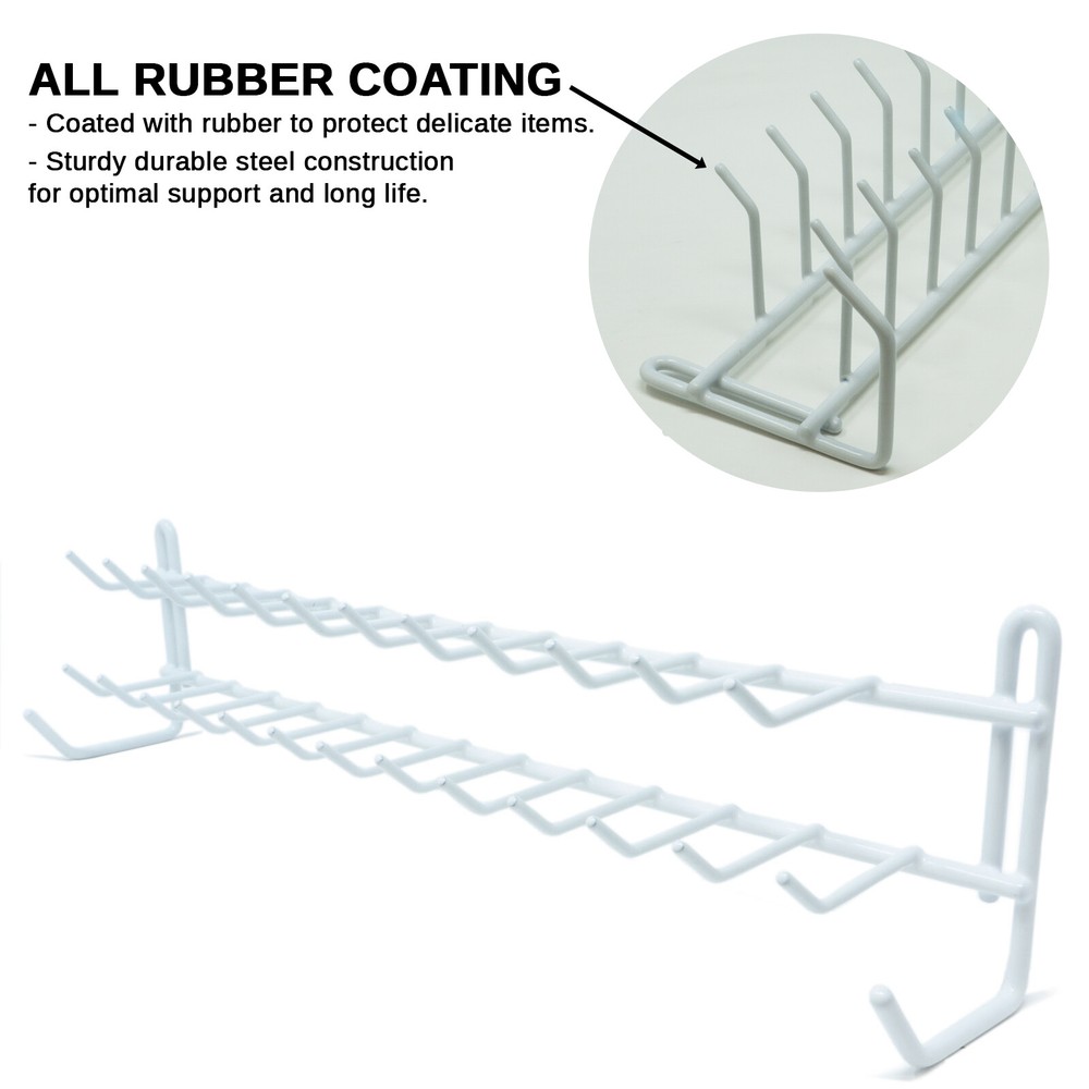 Wall Mount Tie and Belt Rack Organizer