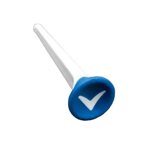 Par Tee Plastic Golf Tees Blue/White 10 Pack