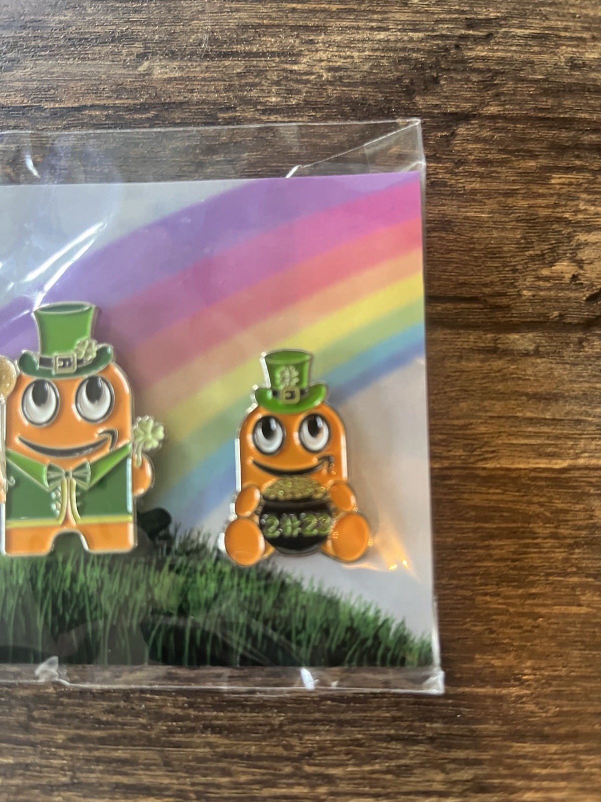 AMAZON Peccy Pins Themed For St Patrick’s Day 3 Pin Set Leprechaun Lucky Clover