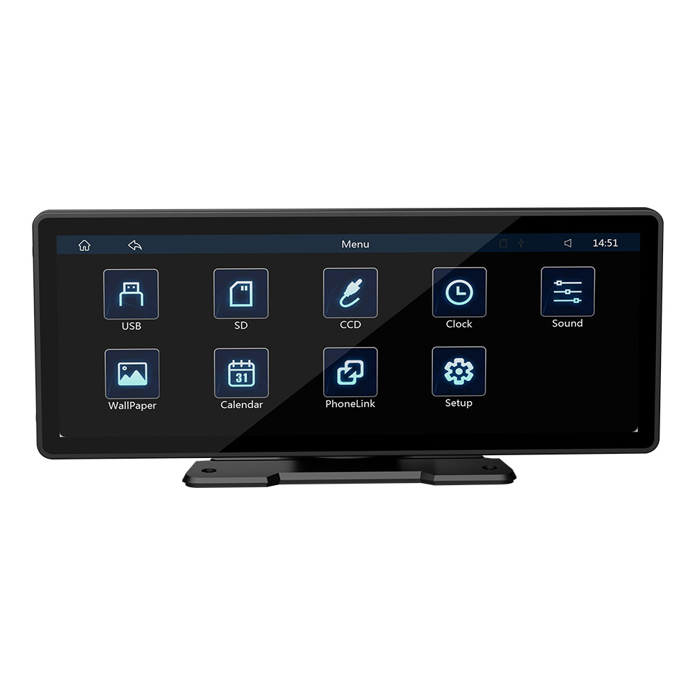 9.3" Car Stereo Radio For Apple Carplay Android Auto portable Multimedia Player