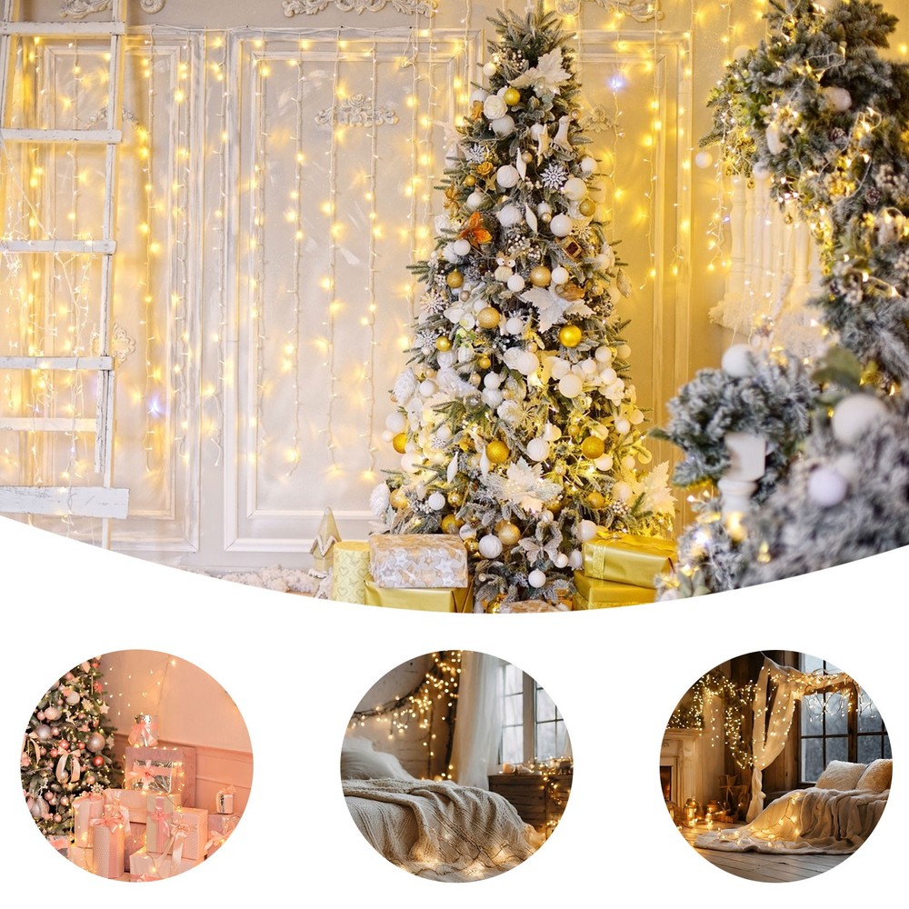 4W Warm Color 10m Decorative String Light with 80 LEDs & Controller