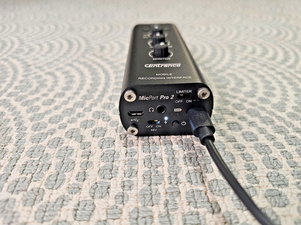 CEntrance MicPort Pro 2 Portable Audio Interface – Computer & Mobile Ready