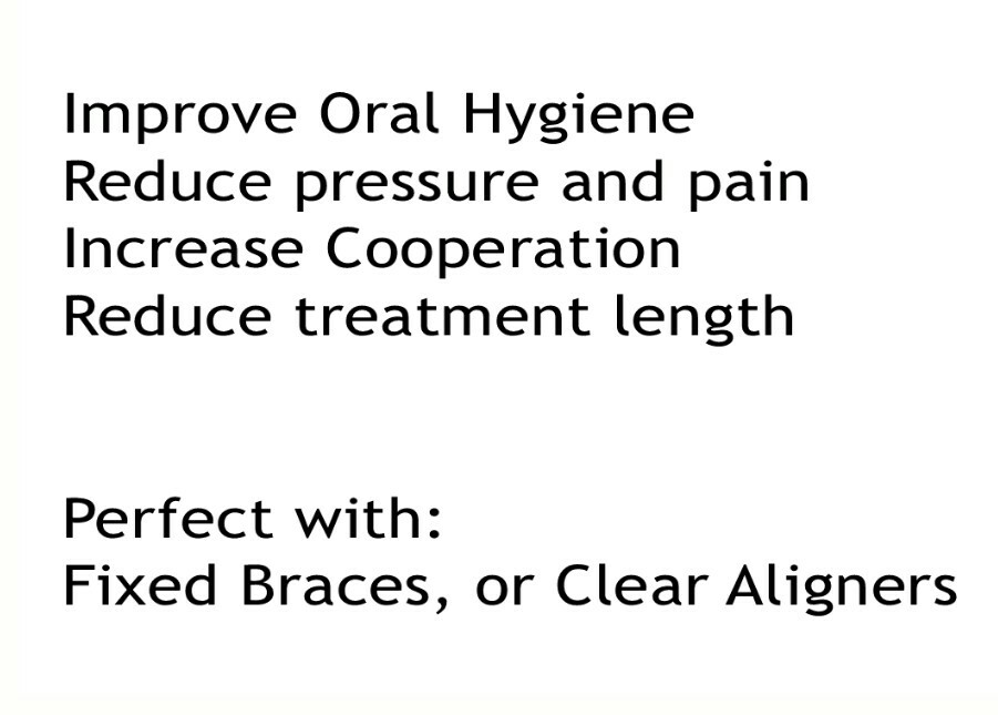 Ortho Pain Reduction Device, Tongue Cleaner, Toothbrush Tray & Case
