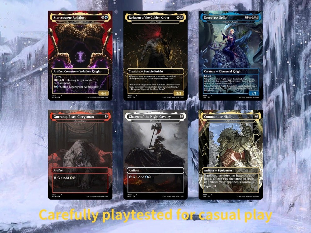 Elden Ring Malenia Commander Deck • 103 EDH Proxy Custom Cards • Without Box