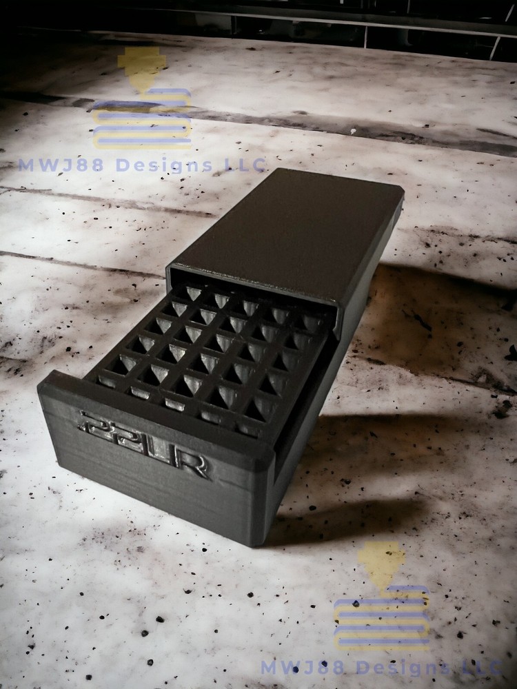 Sliding .22lr Ammo Storage Box Case - 50rd Round - Multiple Colors Available!