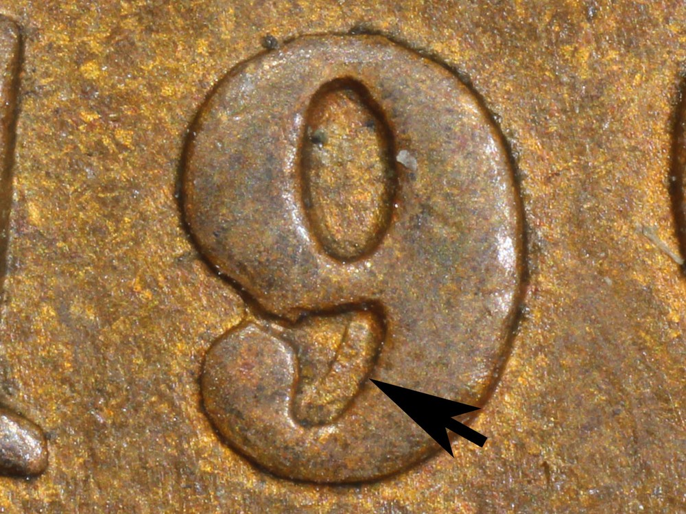 1907 Indian Cent **SNOW 29 REPUNCHED DATE**