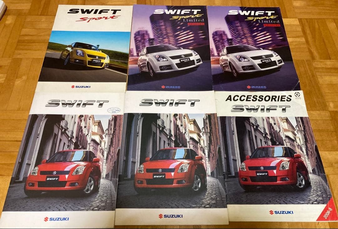 Suzuki Swift Sport ZC31S JDM Sales Brochure Catalog Set 6pcs Limited 2006 Japan