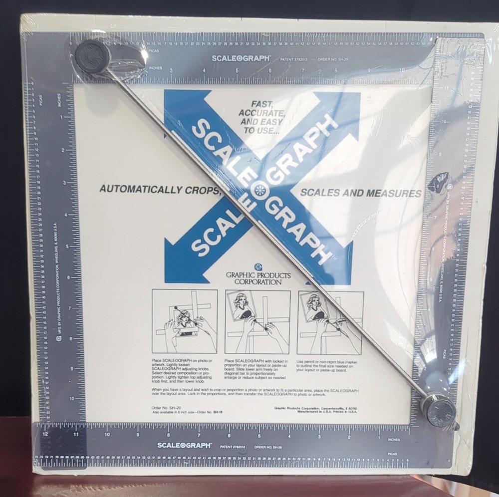Graphic Products Corporation Scaleograph Tool Automatic Cropper Scaler