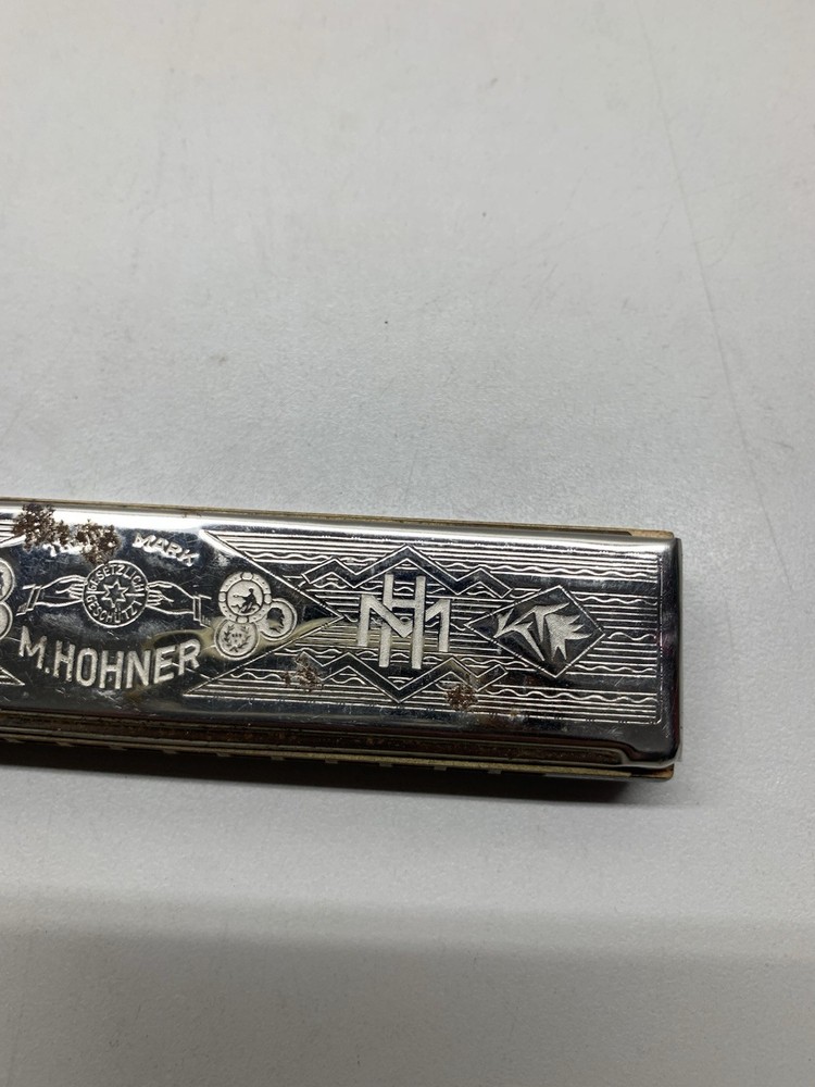 Vintage The Echo M Hohner Harmonica G Germany