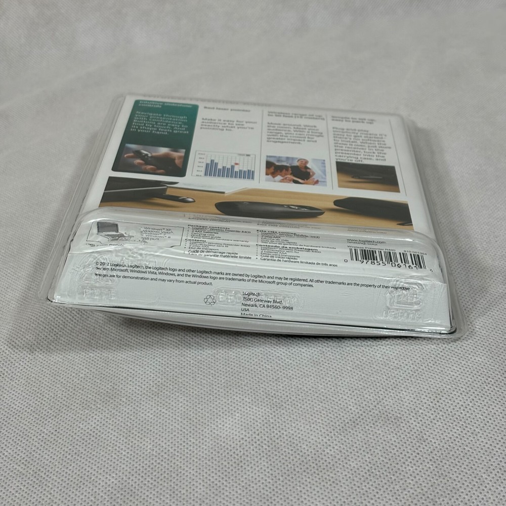 Logitech Wireless Presenter R400 Laser Pointer Remote Control