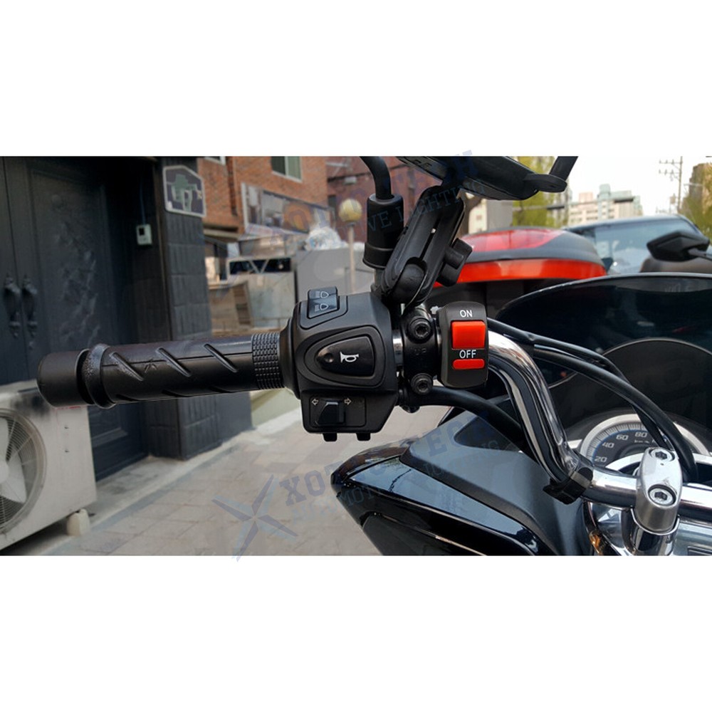 Motorcycle Handlebar Kill Switch Headlight Toggle w/On Off Button for U5 U7 U2