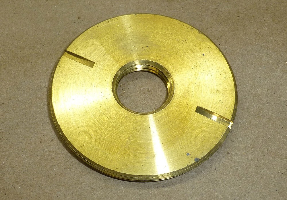 Brass Floor Plate Plug Insert Electrical Box threaded 1/2" threads