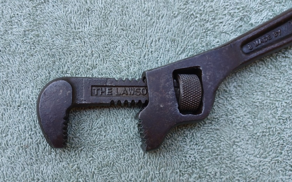 Lawson Mfg. 8" Obtuse Angle Adjustable Monkey Wrench