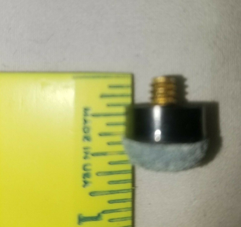 Pool Cue Screw On Tips 6 pk