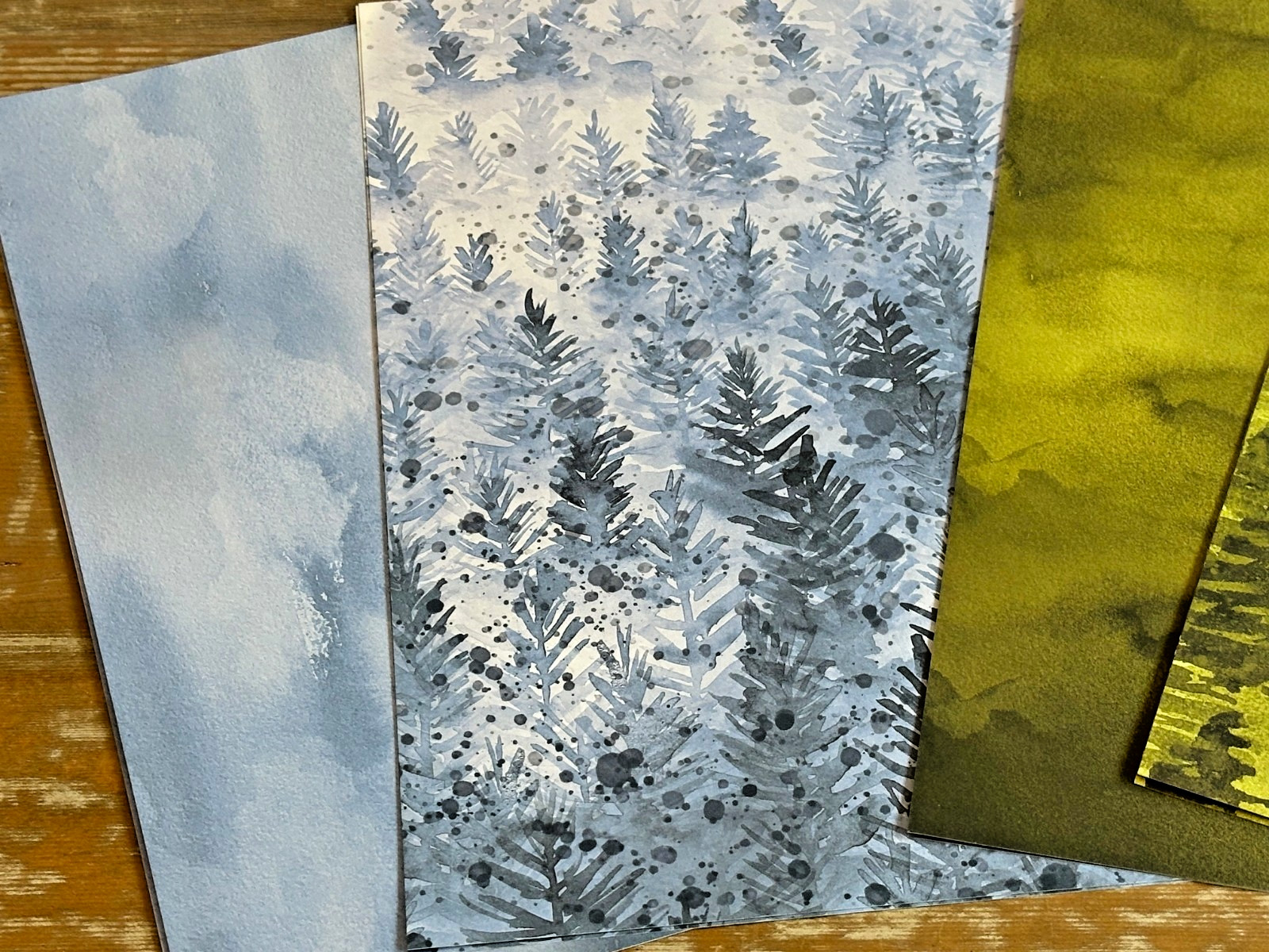 Stampin' Up DSP Fine Art Floral, Beauty of the Earth, You're a Peach DSP 12 x 12