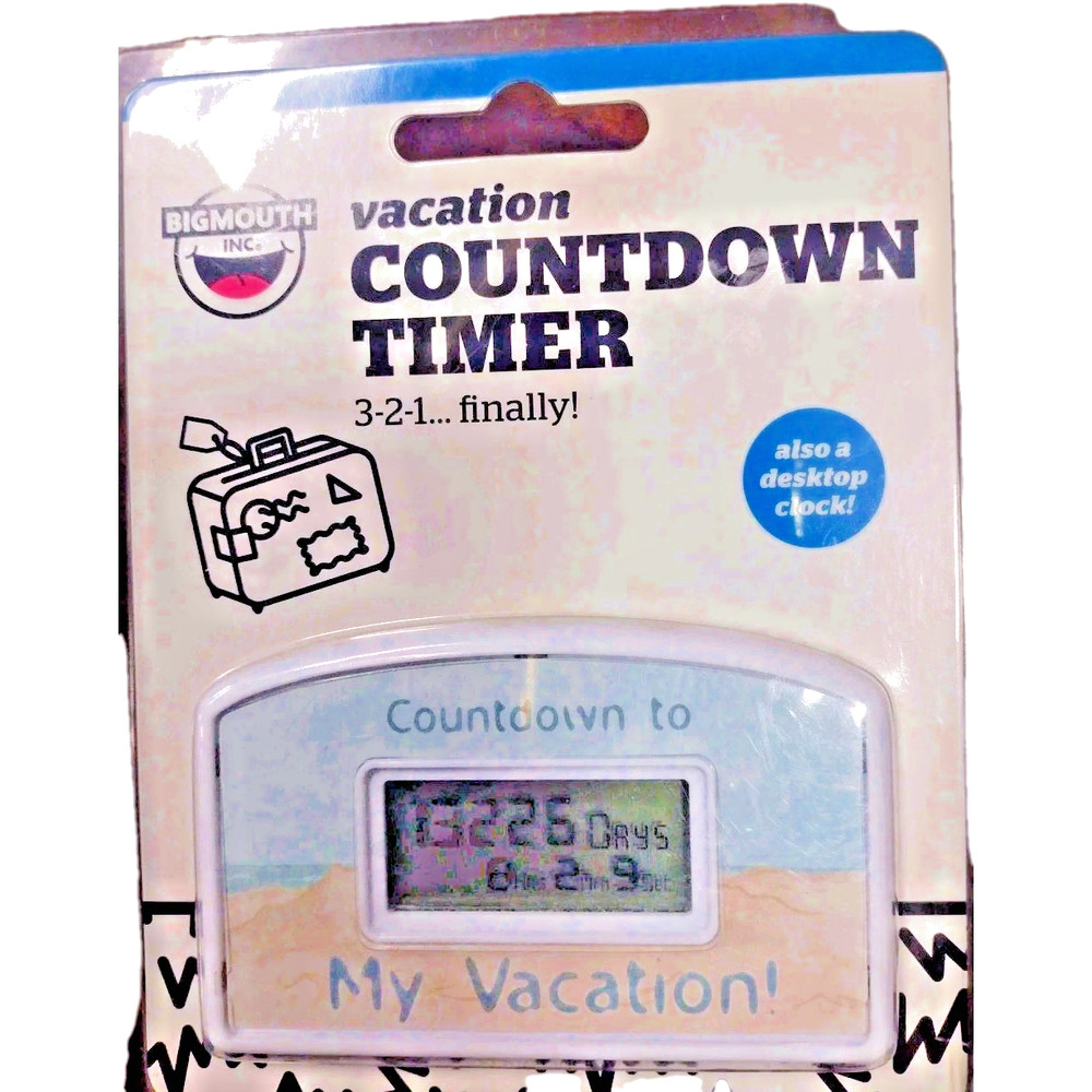 Vacation Countdown Clock  Bigmouth Inc Vacation Count Down - BM1610