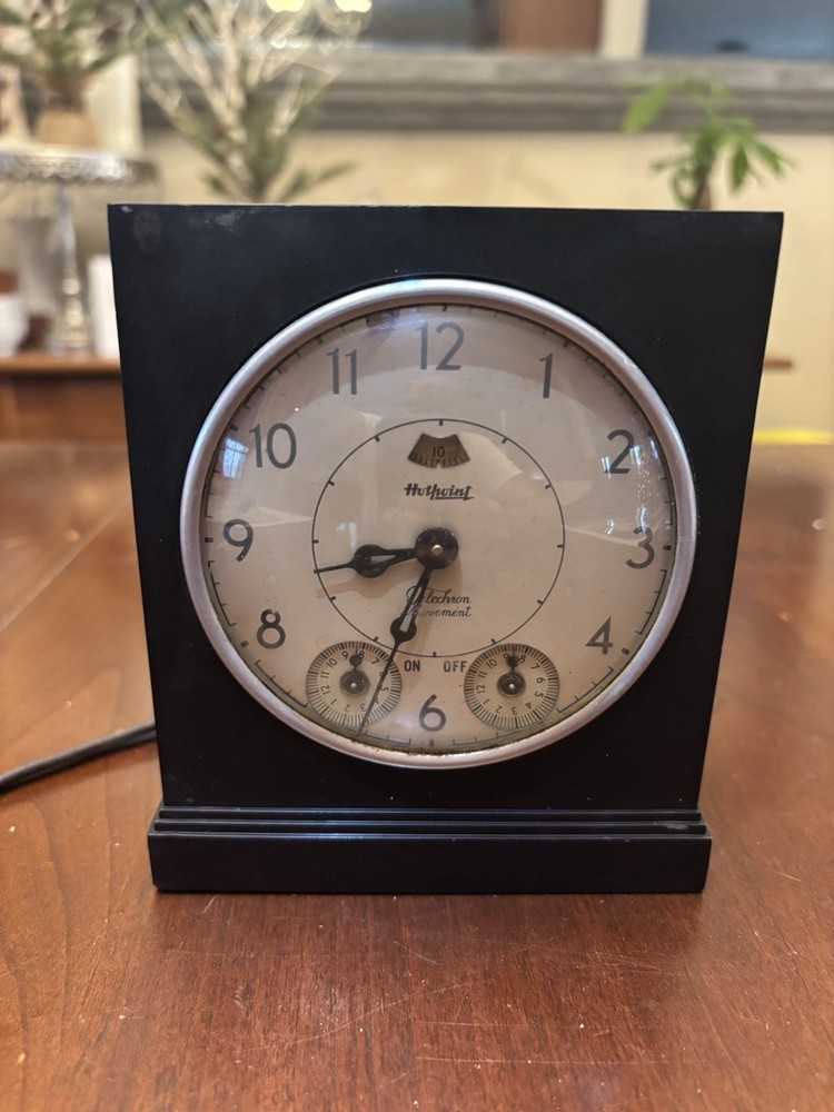 General Electric Art Deco Hotpoint Clock & Oven Timer