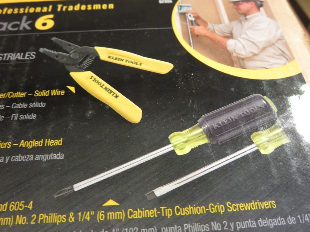 Klein Tools 6 pc Apprentice tools set 92906 Pro pack 6 New USA