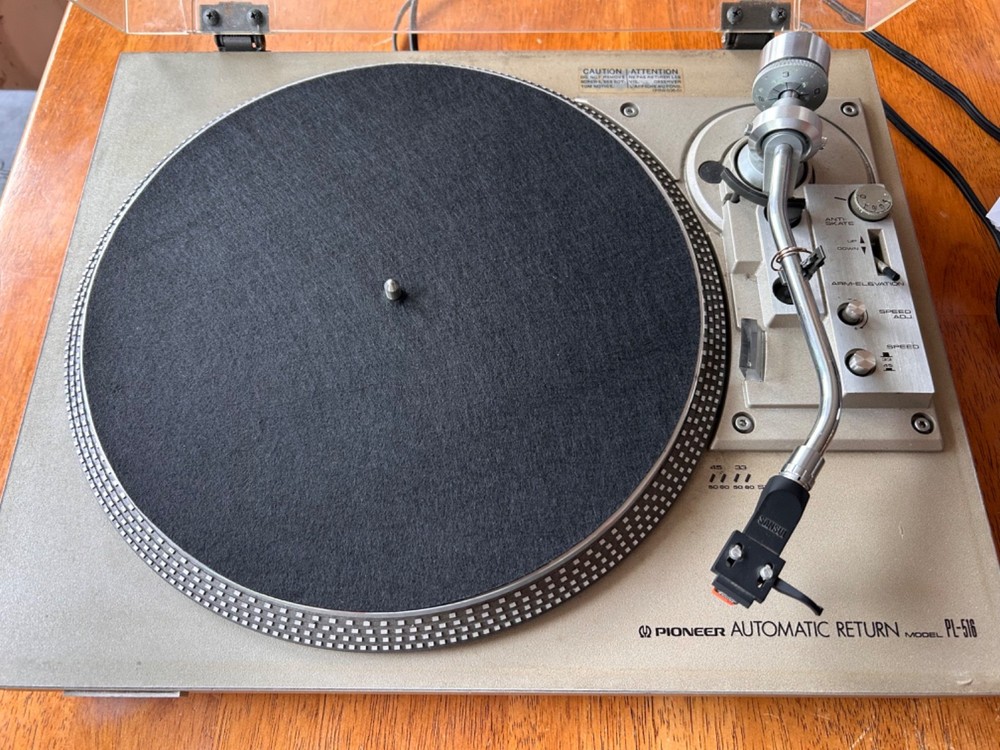 Pioneer PL-516 Turntable Automatic Return