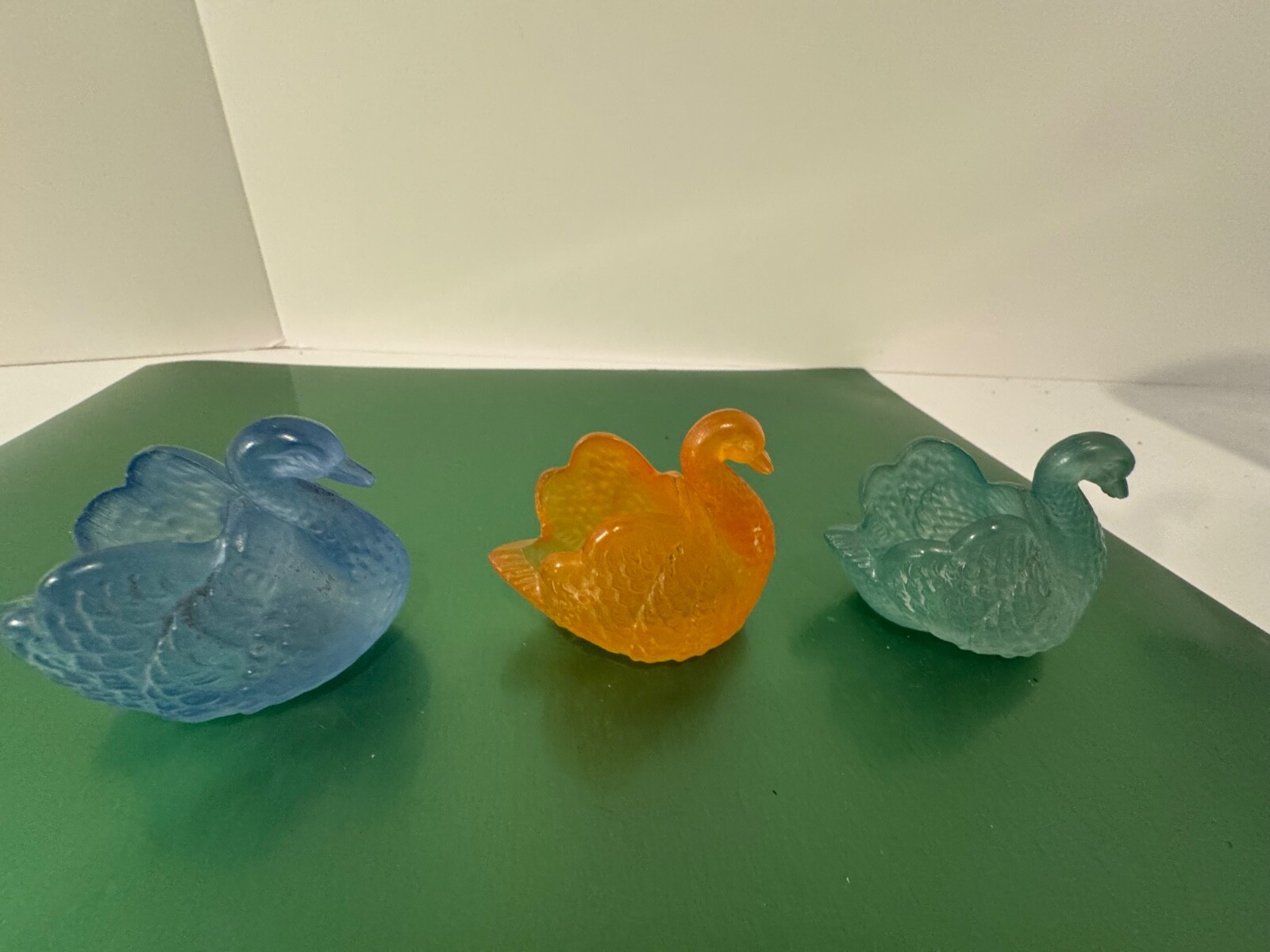 Lot of 6 Vintage Swan Salt Cellar Toothpick Holder Trinket Dish