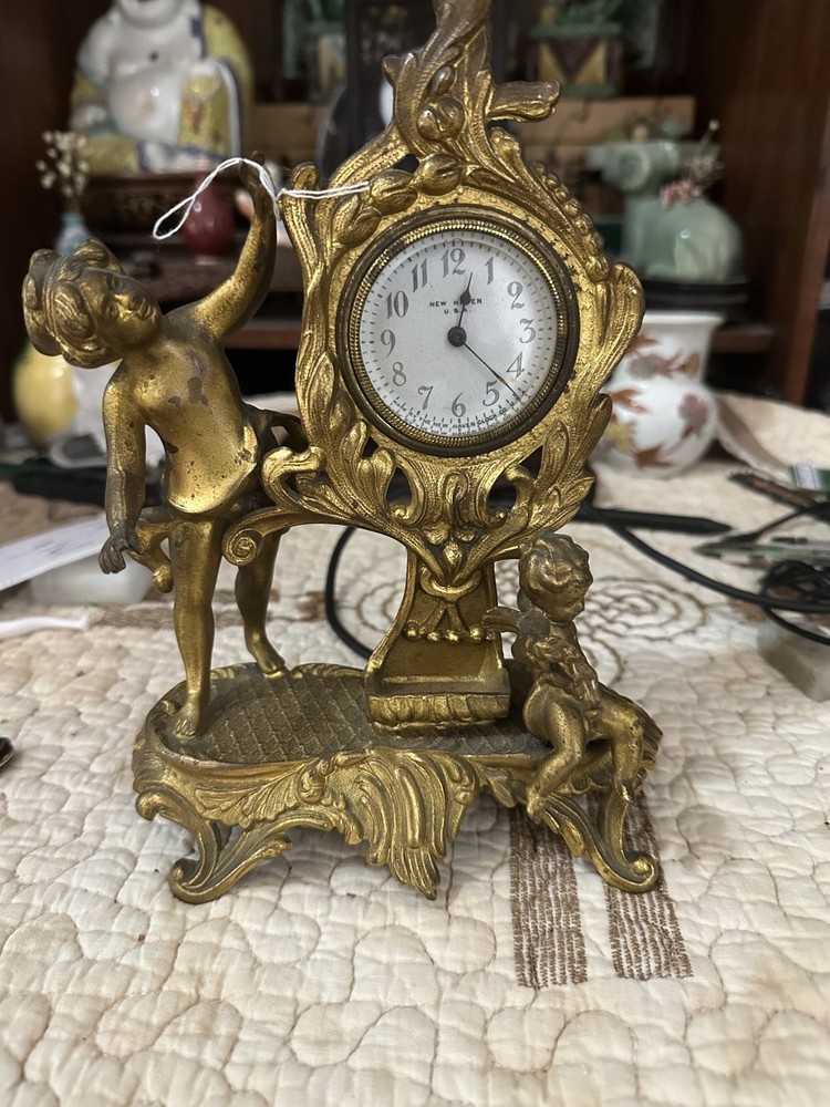 gilt bronze clock