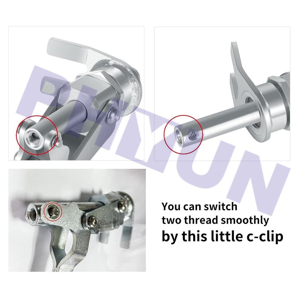 Stud Mount Valve Spring Compressor For 3/8" & 7/16" Rocker Studs Removal Tool