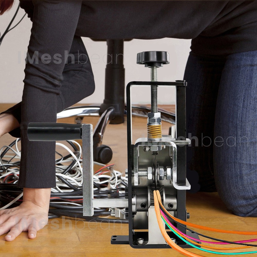 Electric & Manual Wire Stripping Machine Cable Cutter Copper Peeling Stripper US