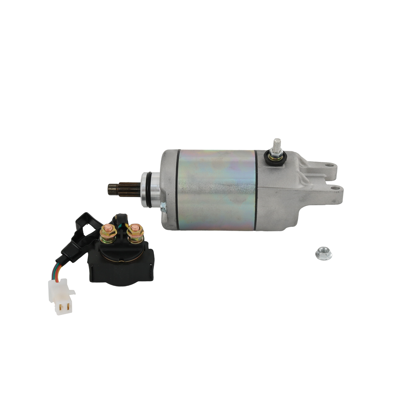 Starter W/ Relay Solenoid For Honda Fourtrax 300 TRX300 TRX300FW 2X4 4X4 1988-00