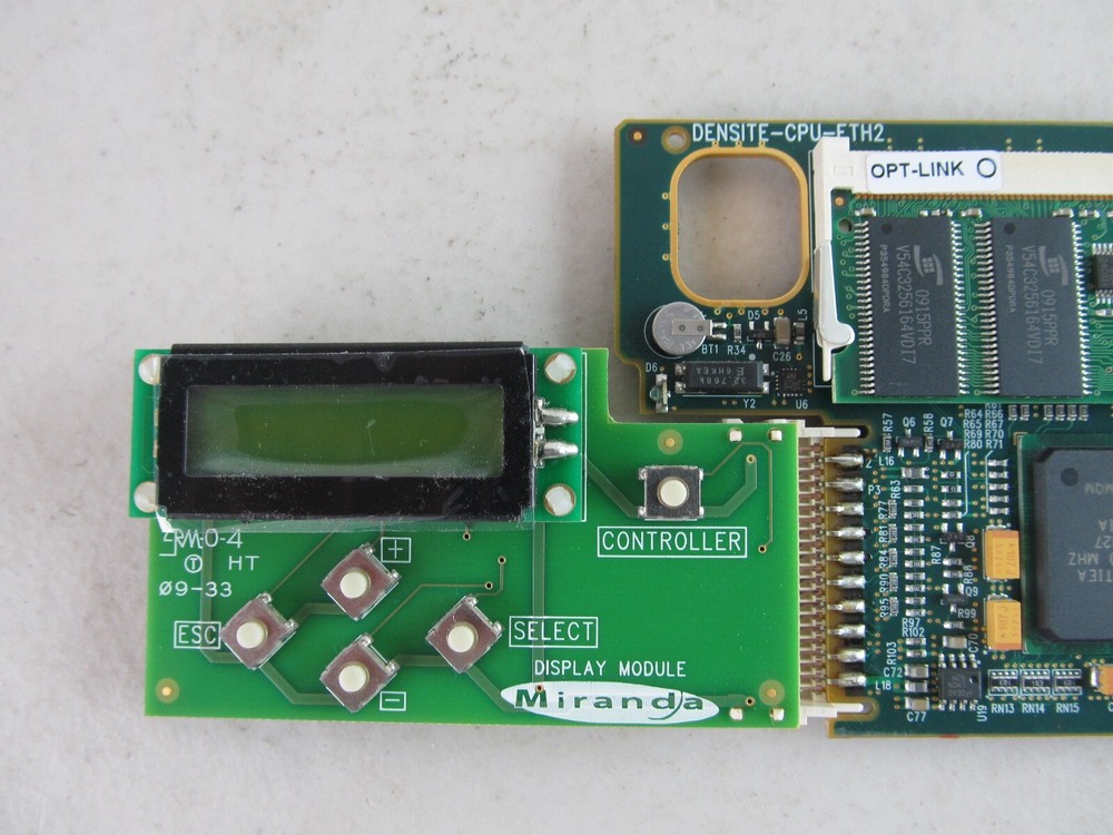 Miranda Densite-CPU-ETH Controller Card