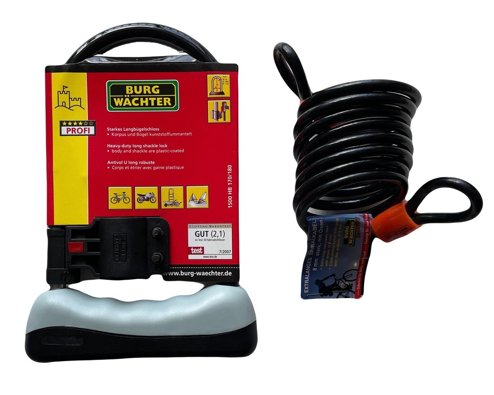 bike u lock with cable