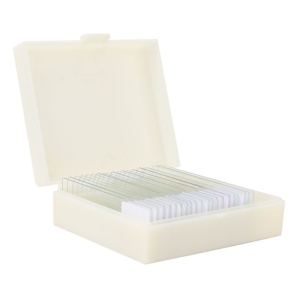 20pcs Microbiological Bacterial Specimens Biology Microscope Slices Lab Spec