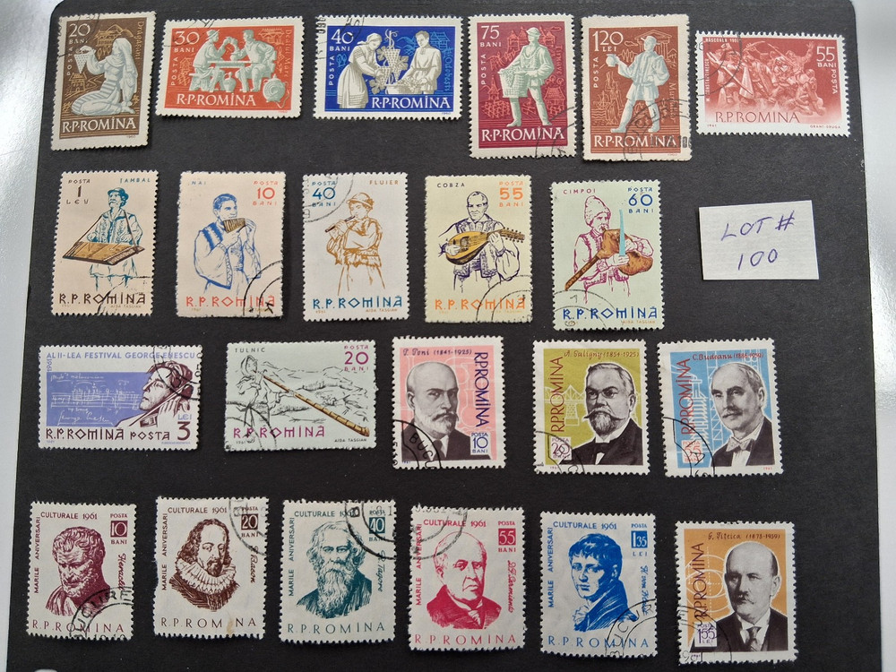 106 Romania stamps # 100