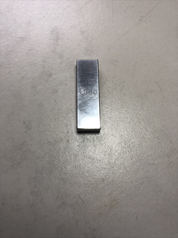 Webber .180” Gage Block